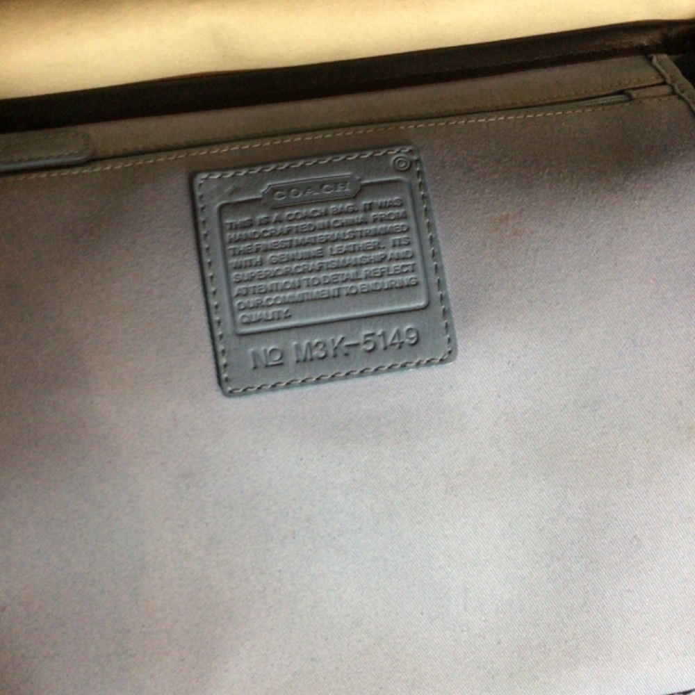 Large Coach Computer Bag/Purse - Picture 4 of 5